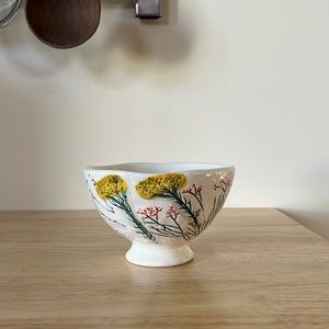 Anthropologie Dagny Bowl- Hand painted Stoneware